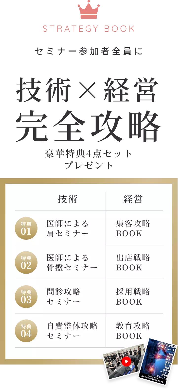 セミナー参加者全員に技術×経営完全攻略